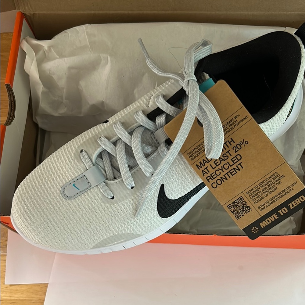 White and Black Athletic Shoe